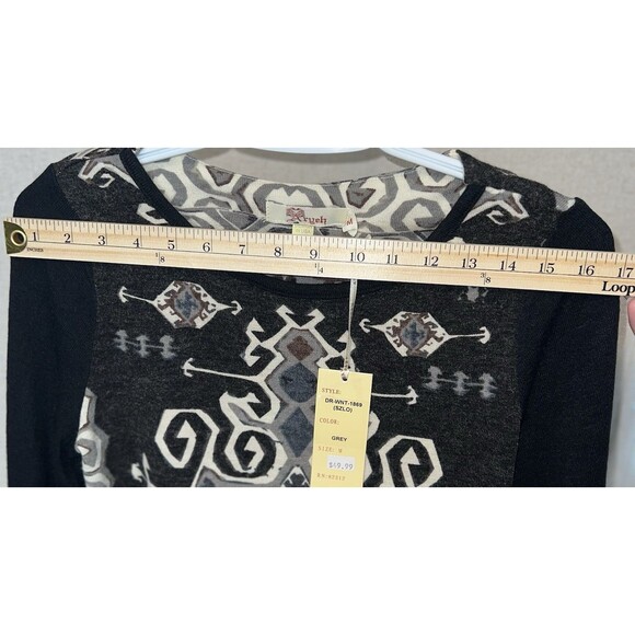 Aryeh Womens Multicolored Abstract Design Shirt Size M - Picture 3 of 5